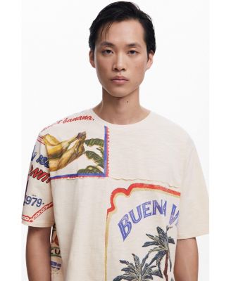 Men's BuenaVida postcard T-shirt