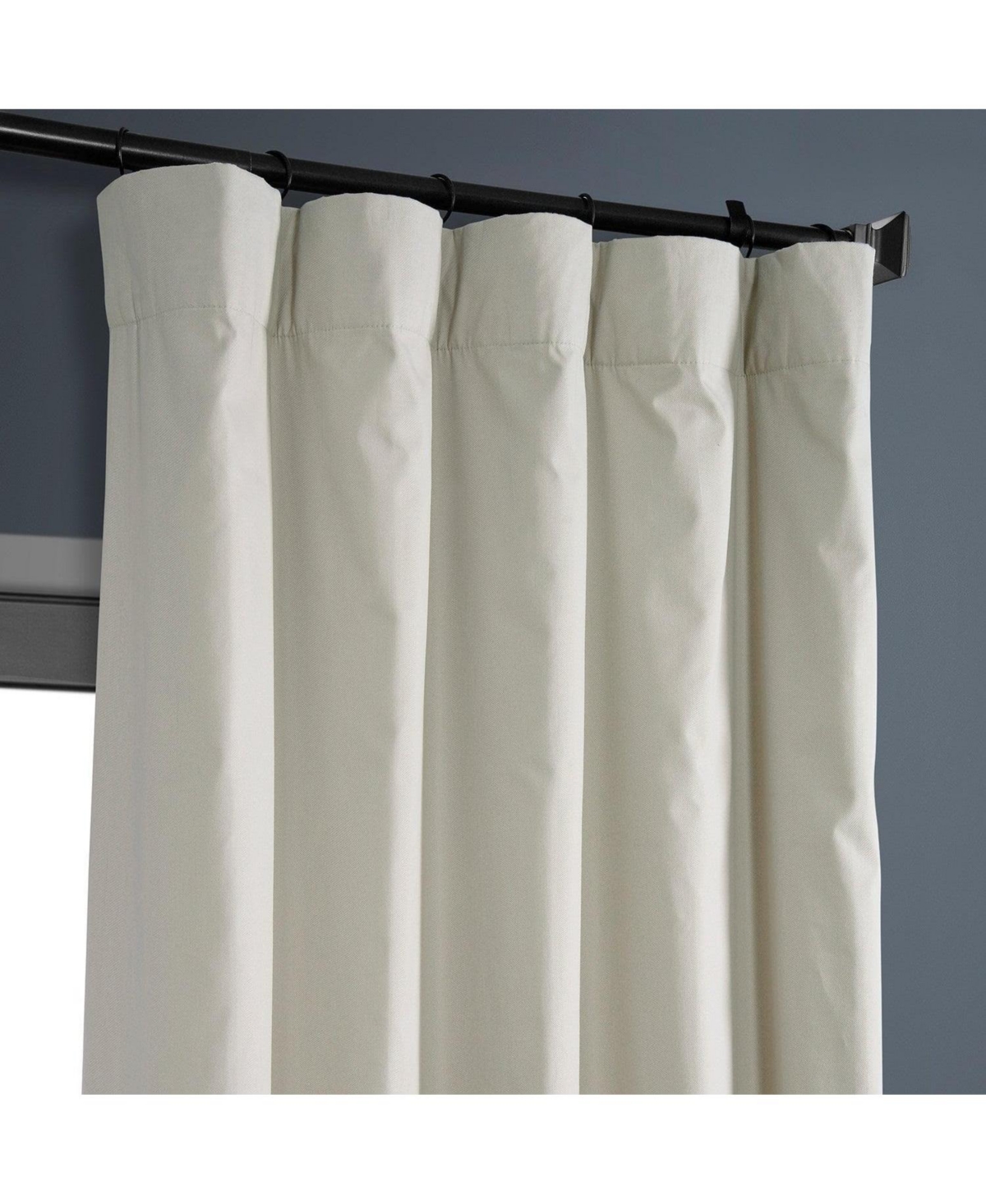 Half Price Drapes Light Greige Solid Cotton Hotel Blackout Curtain In Beige,tan