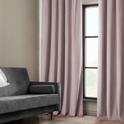 Heritage Plush Velvet Room Darkening Curtain
