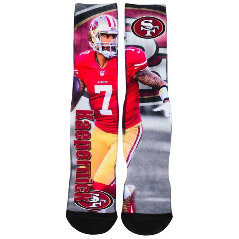 For Bare Feet Kids Colin Kaepernick San Francisco 49ers Player Socks
