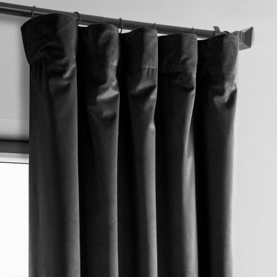 Heritage Plush Velvet Room Darkening Curtain