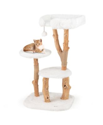 Cat Tree with Jute Scratching Posts Durable & Cozy Play Tower for Cats