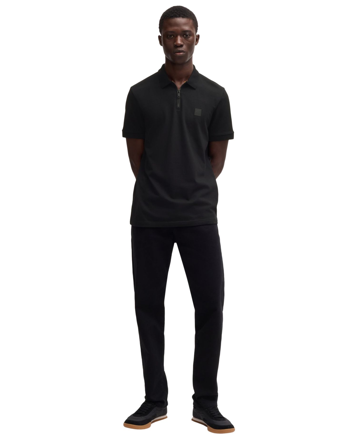 Men's Stretch-Cotton Slim-Fit Polo Shirt