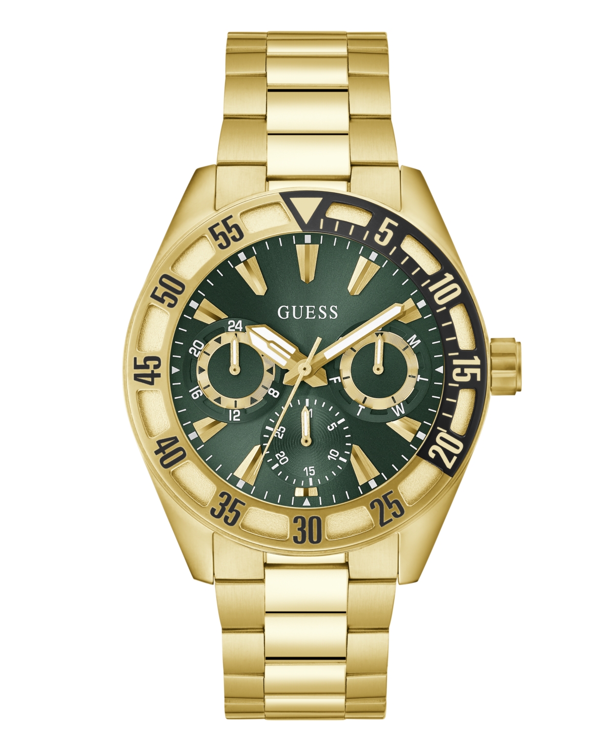 Men's Multifunction Gold Tone Stainless Steel Watch, 44mm - Gold Tone