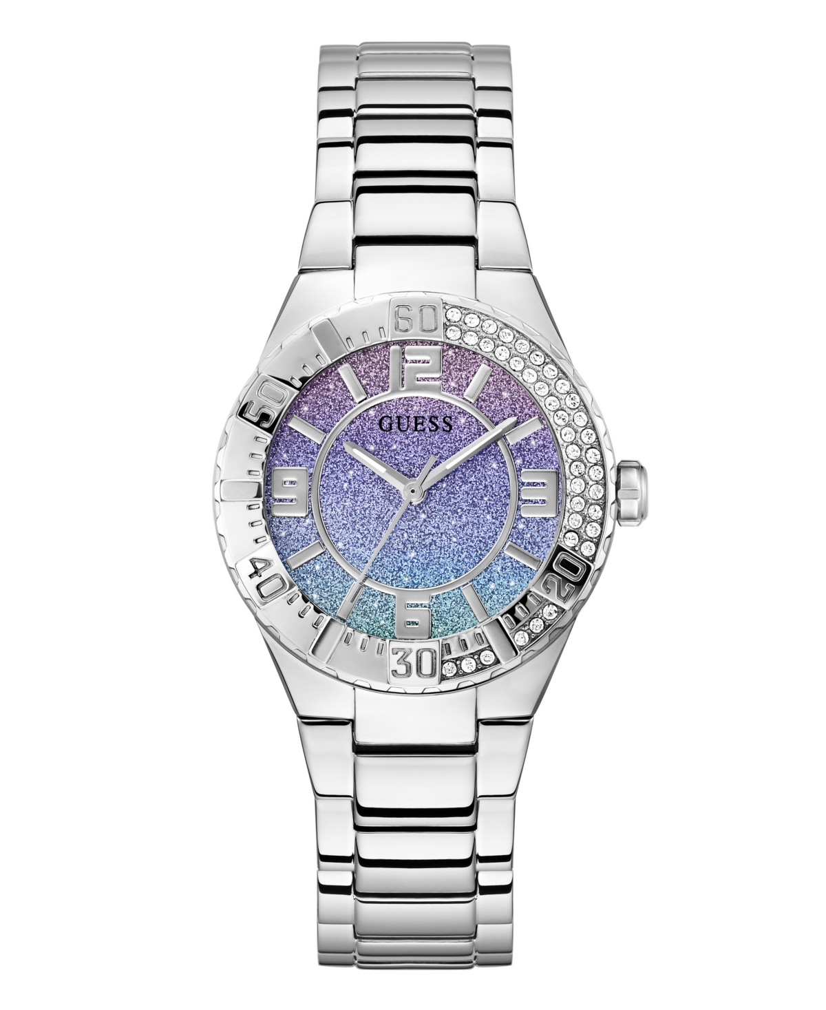 Guess Women's Analog Silver Tone Stainless Steel Watch, 36mm