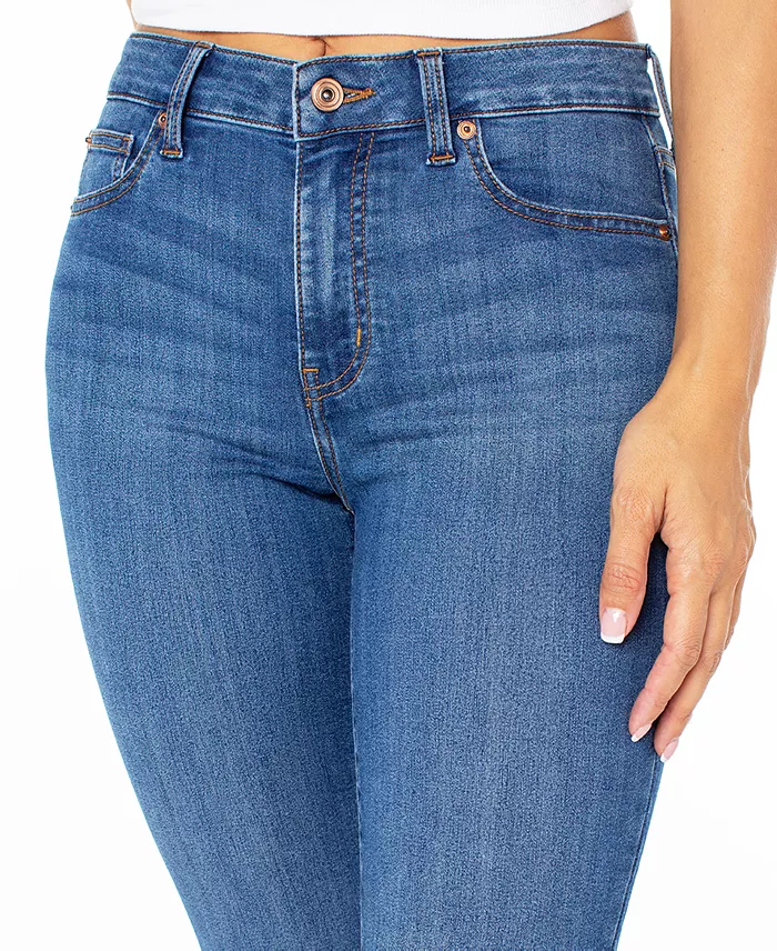 Juniors' Curvy Mid-Rise Skinny Ankle Jeans - thumbnail 8