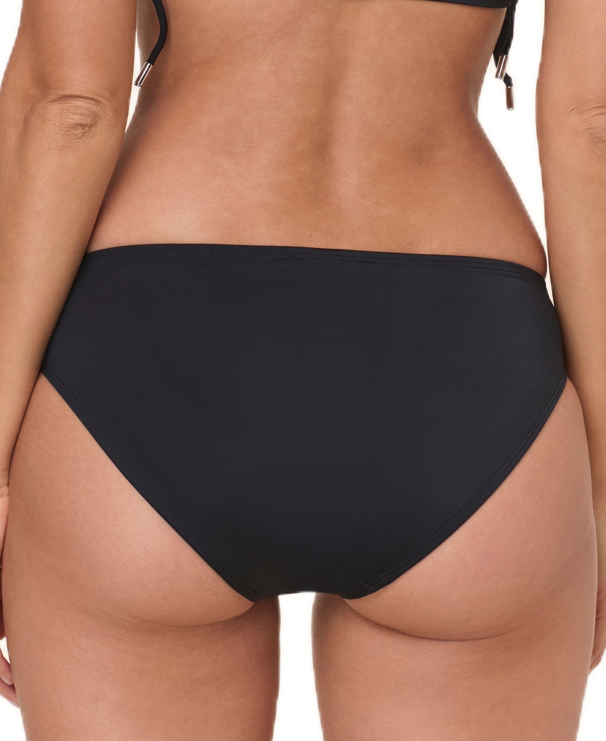 Andie Women's Striped Hipster Bikini Bottoms In Black