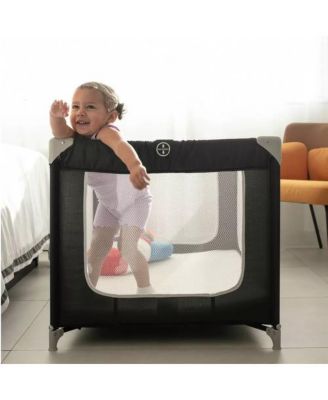 Pack and Play Mattress w/ Travel Carry Bag, Playard Mattress 38"x26" Pack N Play Mattress Topper Washable Waterproof Cover. Hypoallergenic 1.5" Thick