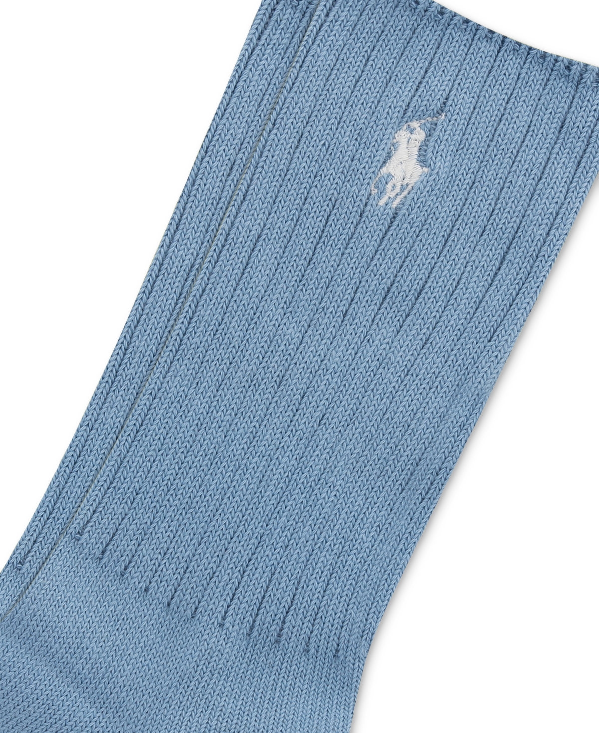 Polo Ralph Lauren Women's Classic Ribbed Crew Socks 79104 In Blue