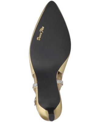 Women's Glisten Buckle Slingback Pumps