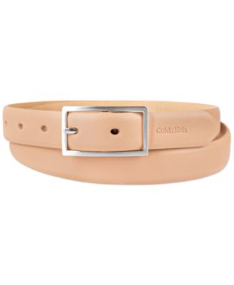 Calvin Klein - Skinny Center-Bar-Buckle Dress Belt