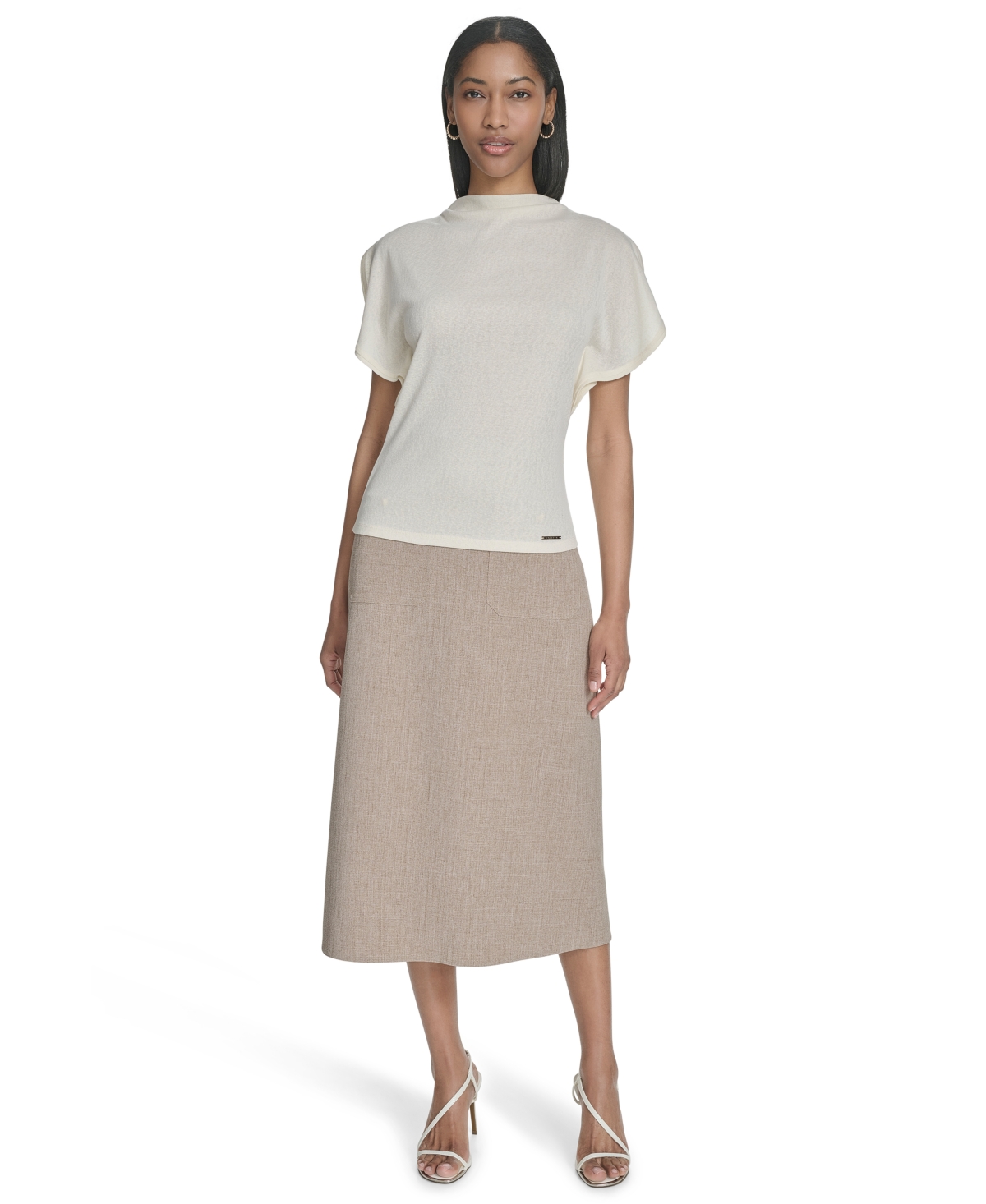 HALSTON WOMEN'S BUTTERFLY-SLEEVE TOP 