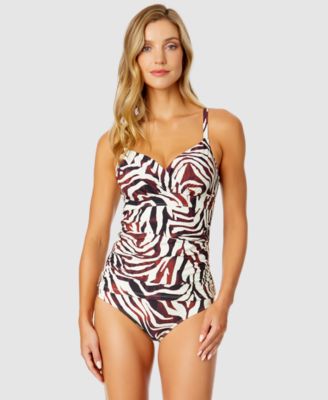 ANNE COLE TANKINI TOP HIGH RISE BOTTOM 