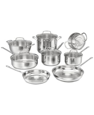Cuisinart 13-Pc. Chef's Classic™ Stainless Steel Set, Exclusively at Macy's - Macy's