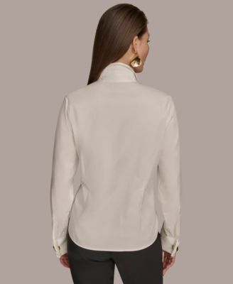 Women's Wrist-Hardware Button-Down Shirt