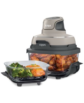 Crispi 4-in-1 Portable Glass Air Fryer Cooking System