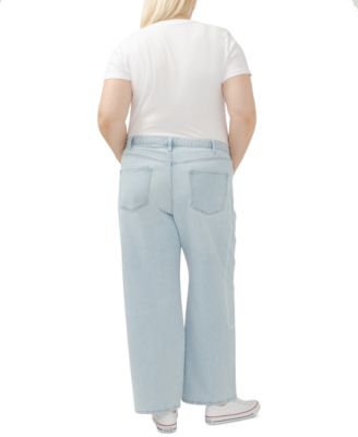 Plus Size Be Easy Drawstring Jeans