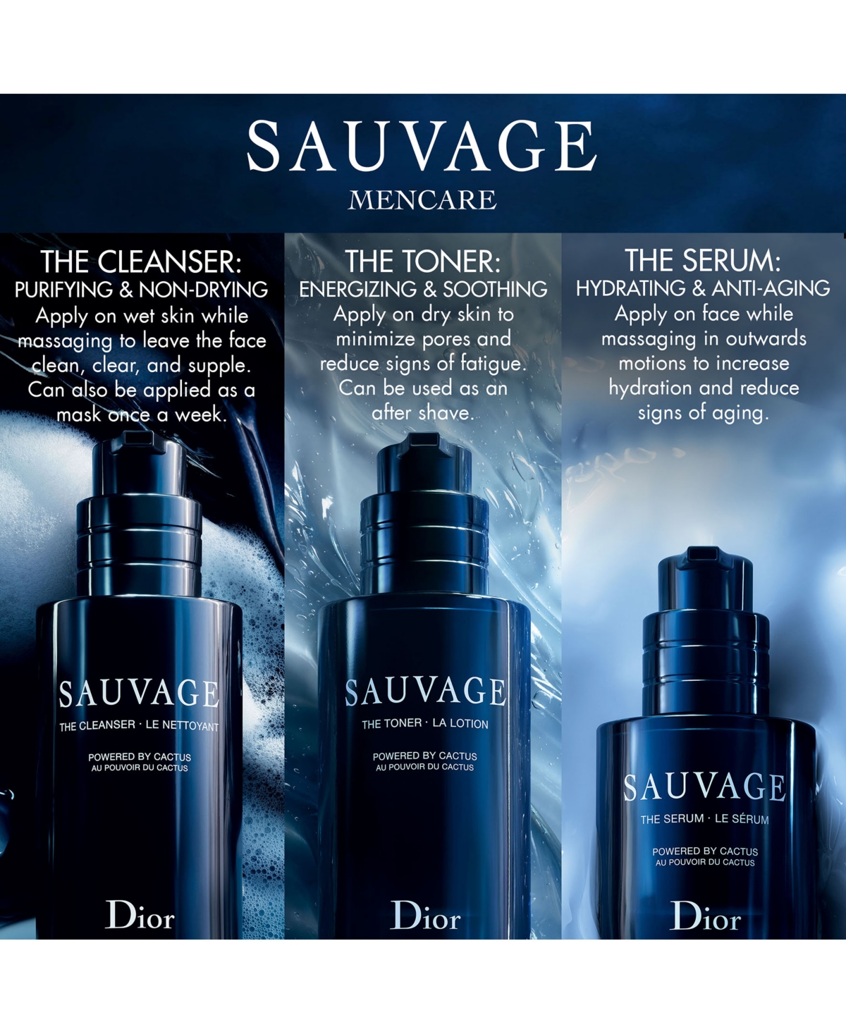 Dior Men's 3-pc. Sauvage Skincare Ritual Set In No Color