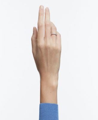 Crystal Round Cut Vittore Band Ring