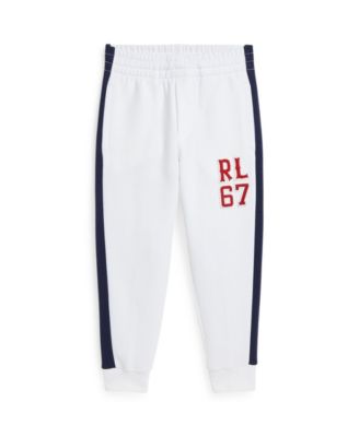 Little Boys Logo Double Knit Joggers