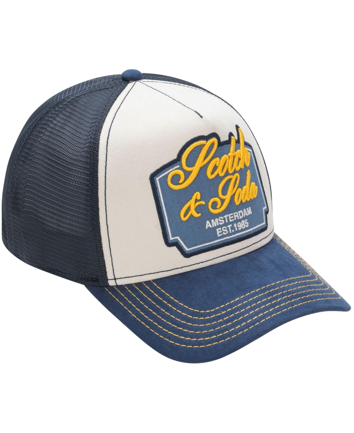 SCOTCH & SODA MEN'S ARENA ADJUSTABLE TRUCKER CAP 