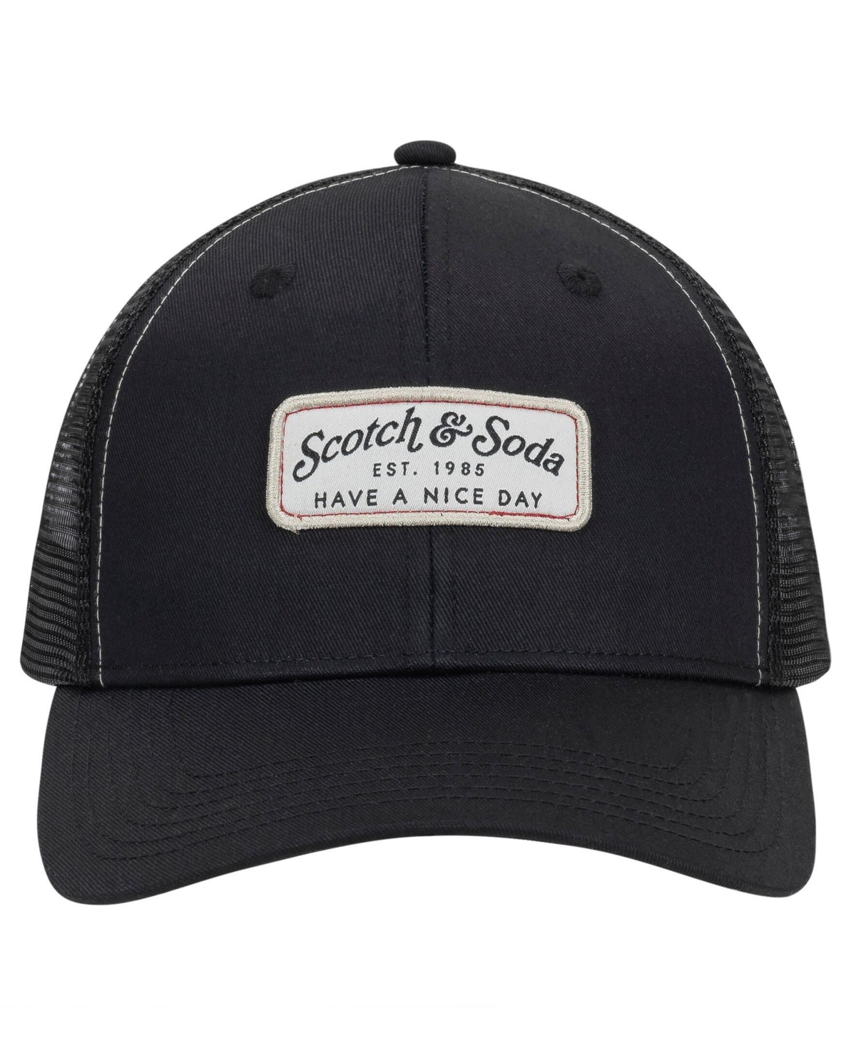 SCOTCH & SODA MEN'S HAVE A NICE DAY TRUCKER HAT 