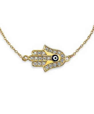 Turkish Amulet Evil Eye Chain Link Bracelet Gold Plated