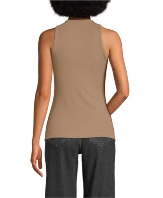 Women's Drapey Rib Fitted Tank Top