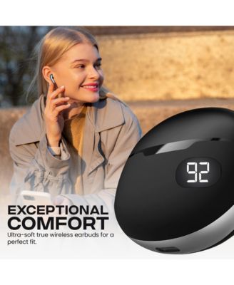 Truebuds Bliss Premium Wireless Earbuds with LCD Battery Display Charging Case