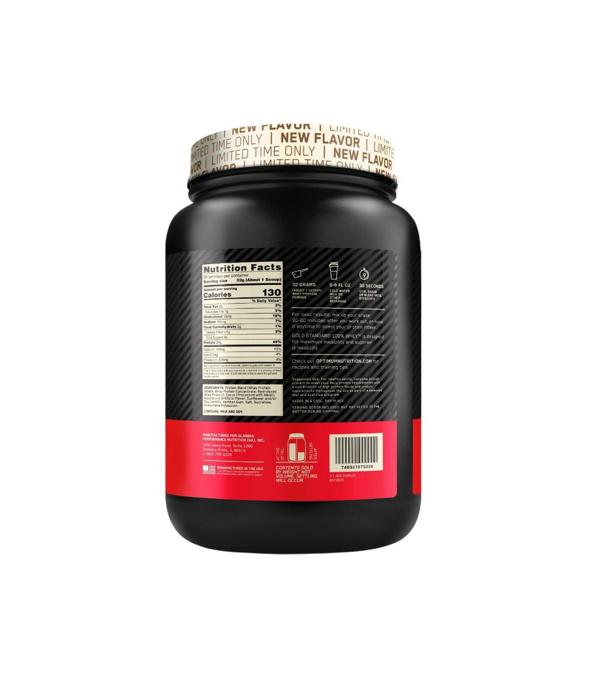 100% Gold Standard Whey 2lb