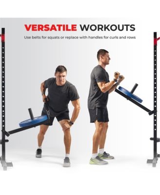 Belt Squat Attachment for Power Racks and Cages, Full Body Workout