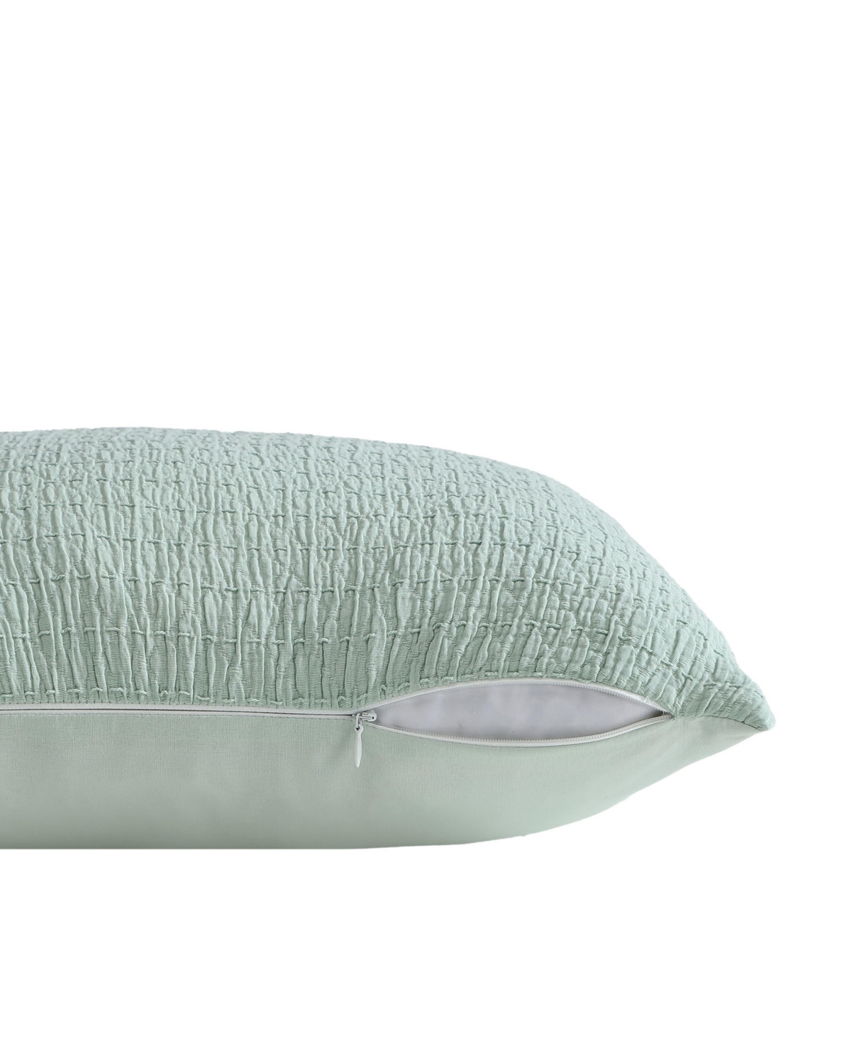 Nautica Wave Texture Turquoise Decorative Pillow In Dusted Aqua