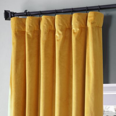 Signature Plush Velvet Hotel Blackout Curtain