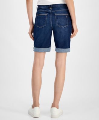 Women's 9" Cuffed Denim Shorts