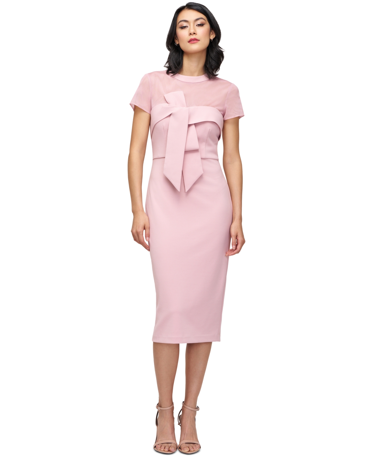 Women's Roselle Bow-Trim Dress - Blush