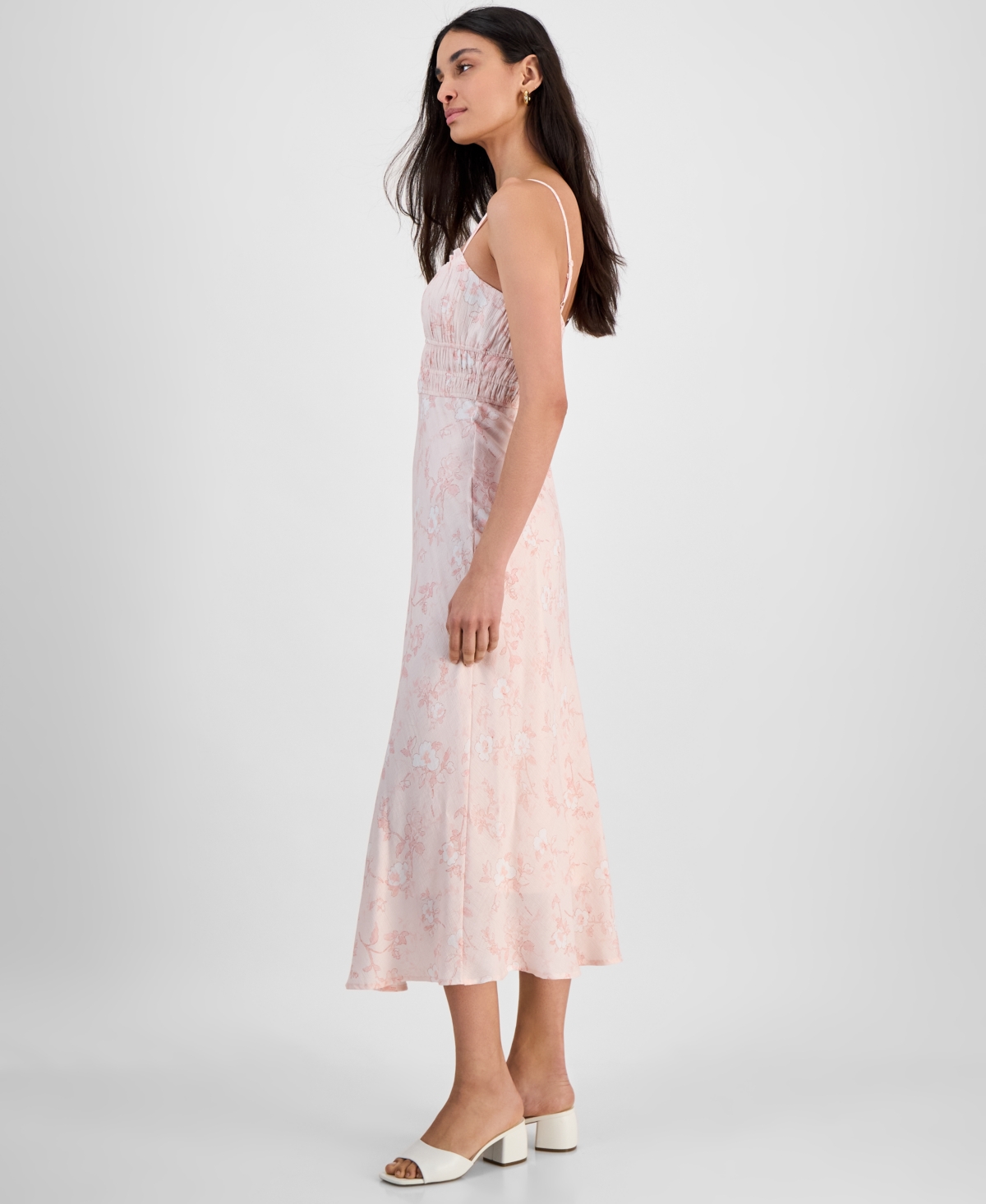 And Now This Women's Shirred Midi Slipdress, Exclusively At Macy's
