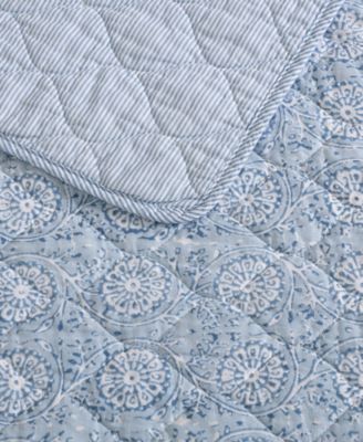 Floral Park Reversible 3-Pc. Quilt Set, King