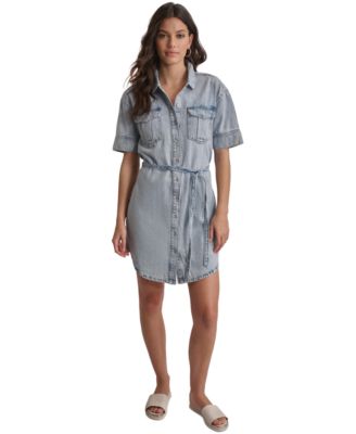 DKNY Jeans - Women's Denim Shirtdress