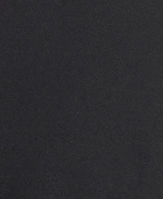 Juniors' Plunging Black Halter Gown