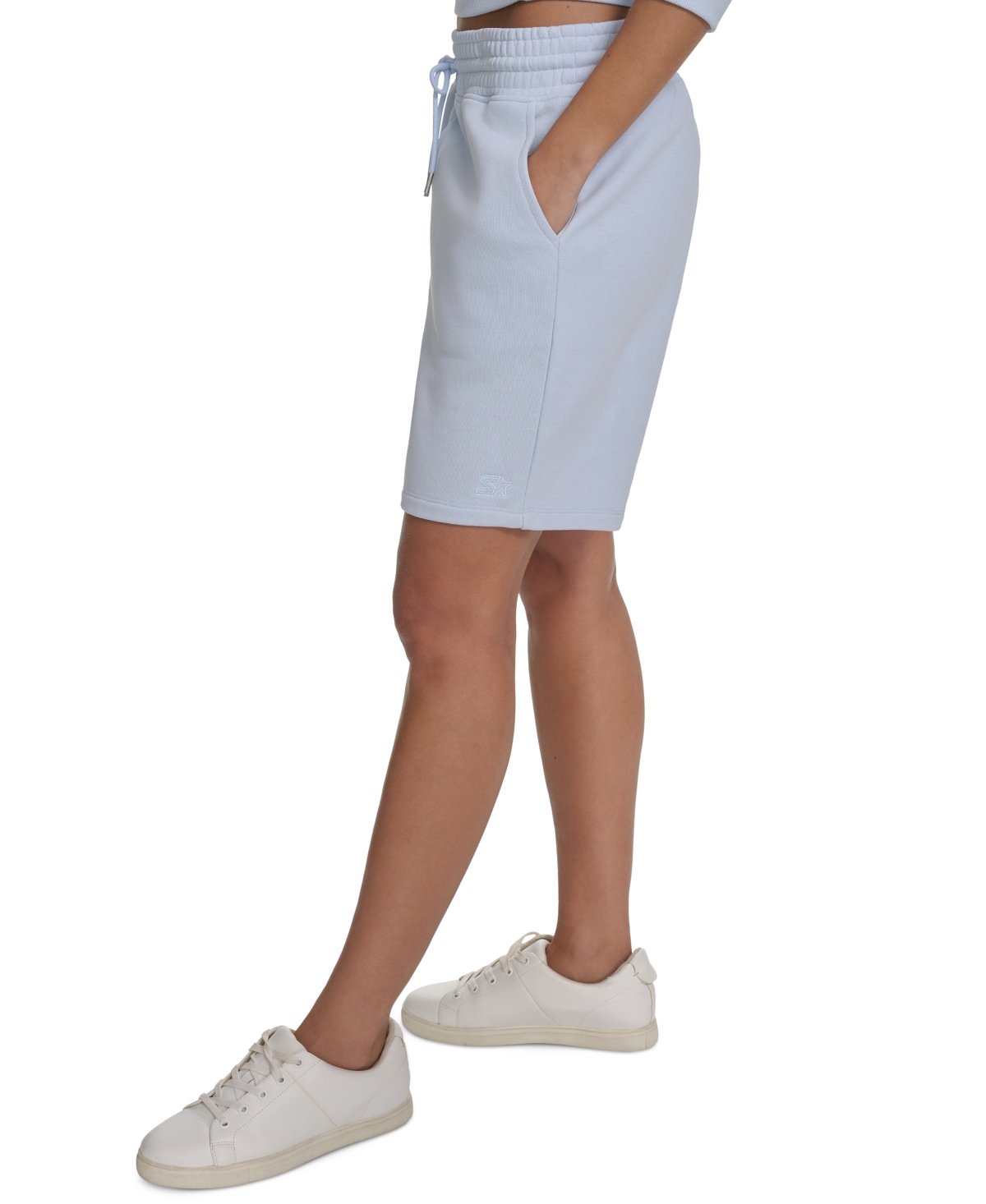 Starter Women's Terry Pull-on Drawstring Bermuda Shorts In Heather