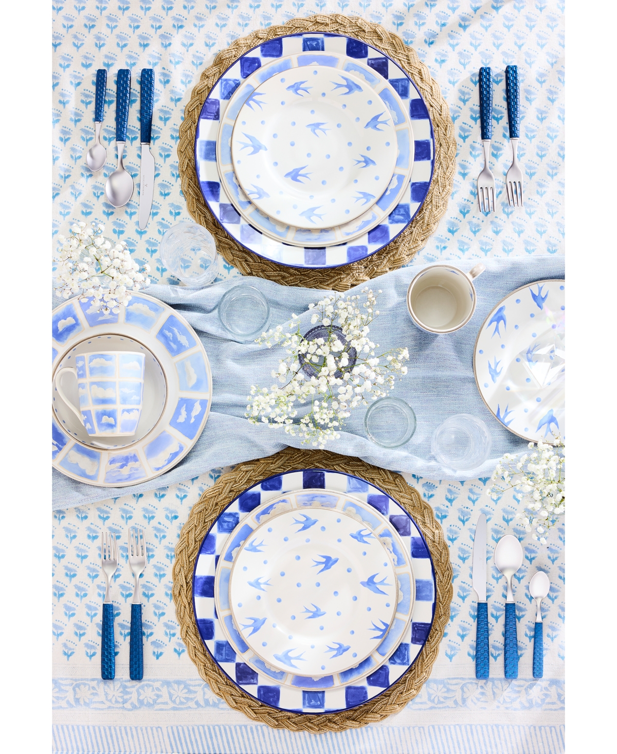 Mackenzie-childs Cloud Watching Dinner Plate