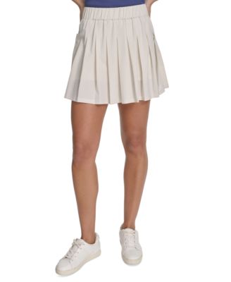 Starter - Women's Solid-Color Pleated Stretch Pull-On Skort