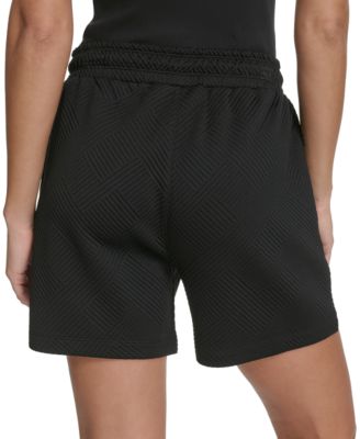 Women's Geo-Print Jacquard Pull-On Shorts
