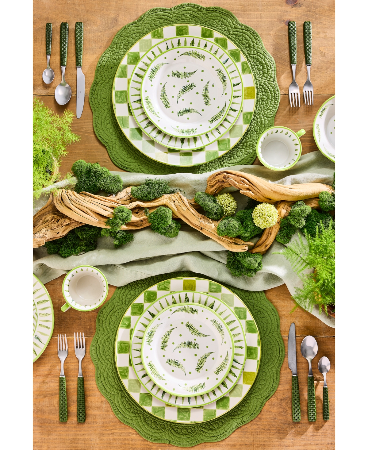 Mackenzie-childs Fern Forest Salad Plate