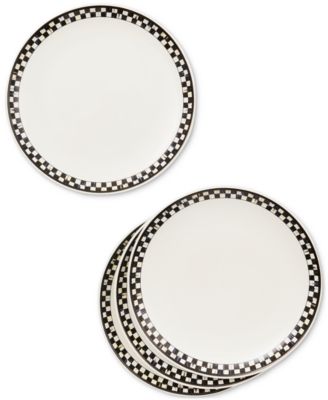 MacKenzie-Childs - Courtly Check Everyday Lunch Plates, Set of 4