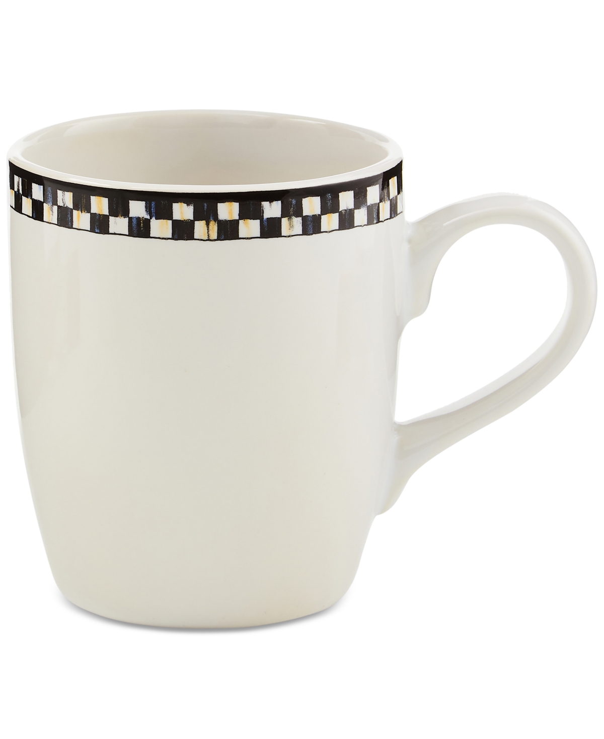 Mackenzie-childs Courtly Check Everyday Mugs, Set Of 4