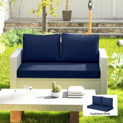 5 in Patio Furniture Cushions Outdoor Loveseat Cushions