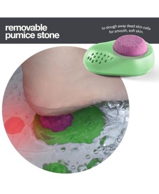 Foot Spa with Heat and Massage and Jets Includes A Remote Control Massage Pumice Stone Collapsible Foot Spa Massager with Heat and Massage Bubbles and Vibration