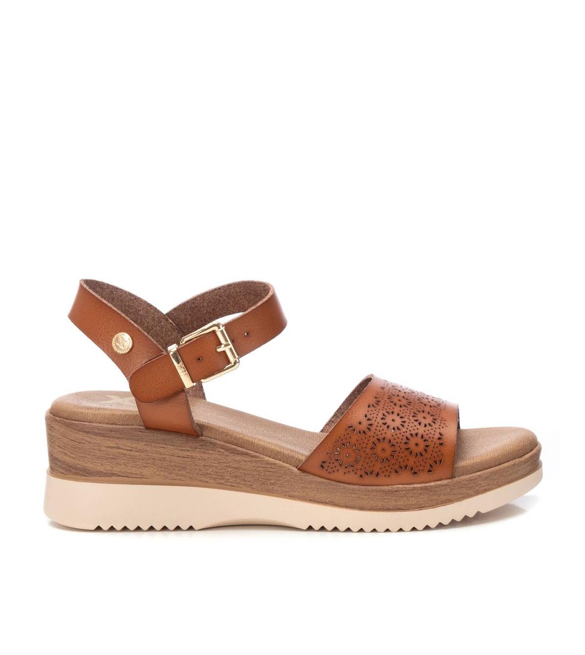 Women's Wedge Sandals - Camel