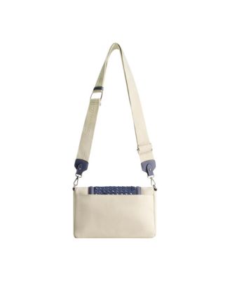 Woven Flap Crossbody Bag